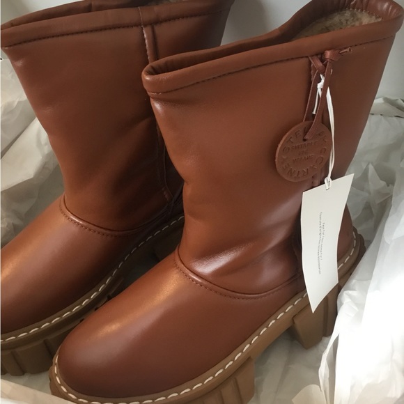 NWT Stella McCartney “EMILY SOFT ECHO Fully Lined Boots-Size 10/ URO 41 - Picture 5 of 16